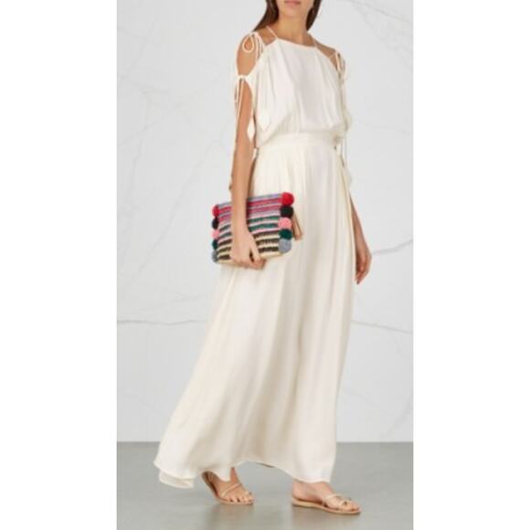 Tory Burch Dresses & Skirts - NWT! Tory Burch 2 GRECIAN $498 Ivory Draped Gown Maxi Dress Wedding White Bridal